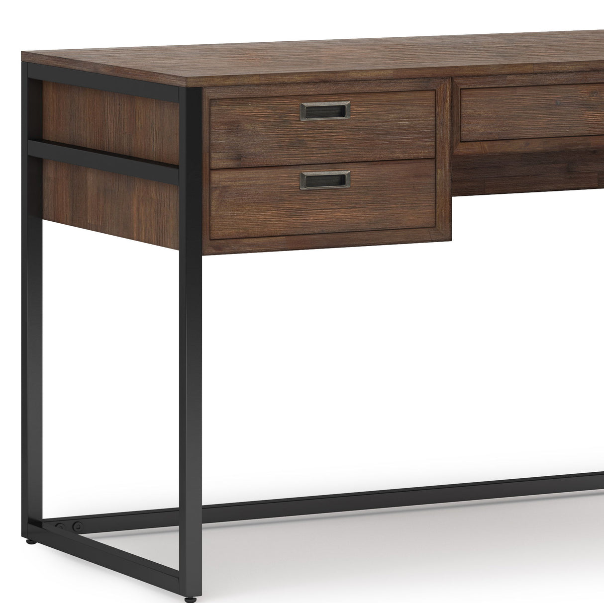 Richmond - Desk - Rustic Natural Aged Brown by Simpli-Home | Bel Furniture
