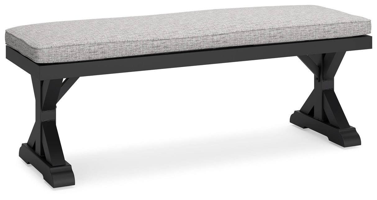 Beachcroft - Bench With Cushion Black by Signature Design by Ashley® | Bel Furniture
