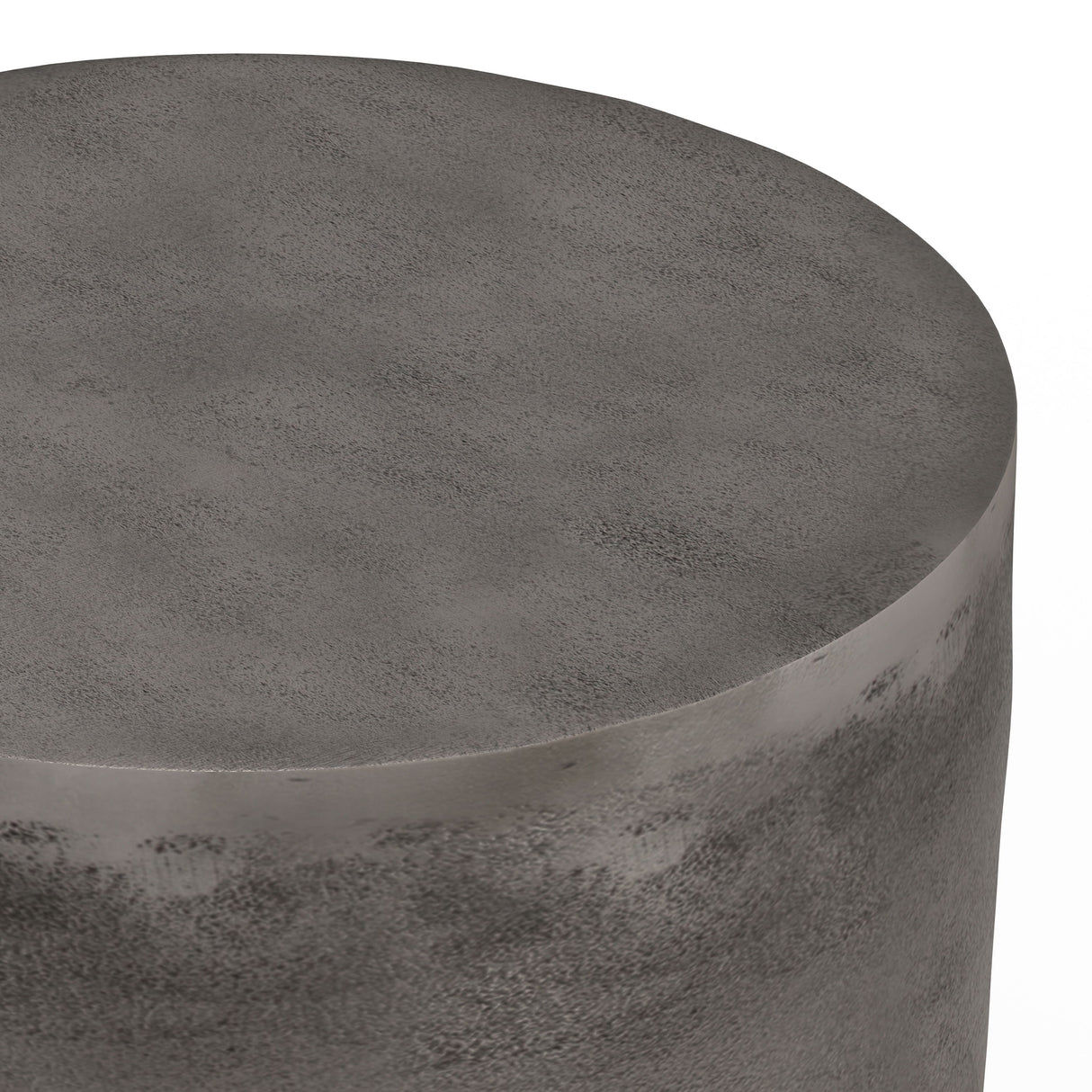 Morris - Metal Accent Table - Antique Silver by Simpli-Home | Bel Furniture