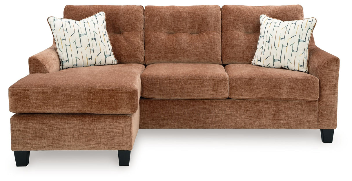 Amity Bay Sofa Chaise Clay