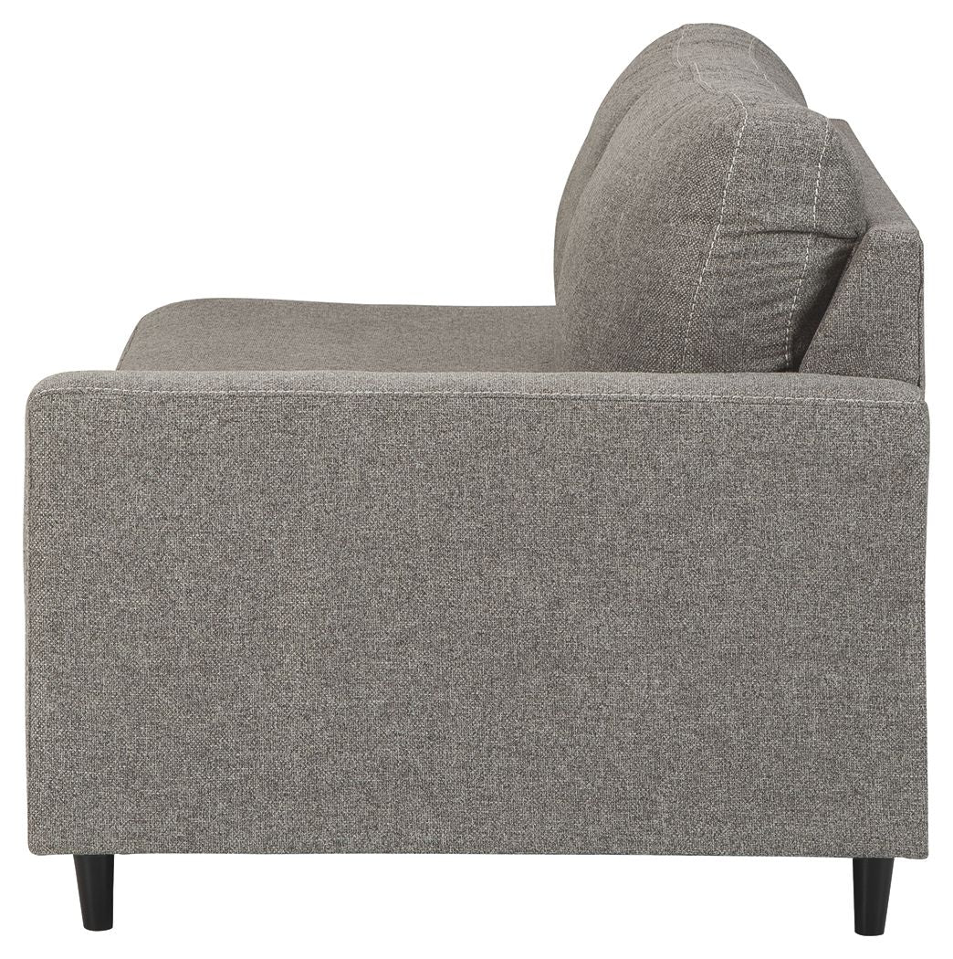 Lyman - Graphite - RAF Corner Chaise by Ashley® | Bel Furniture