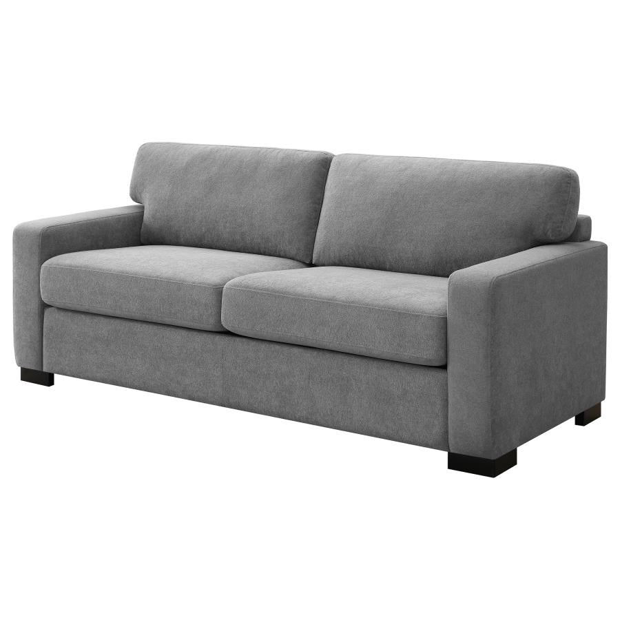 Simpson - Upholstered Sofa Sleeper With Queen Mattress - Gray