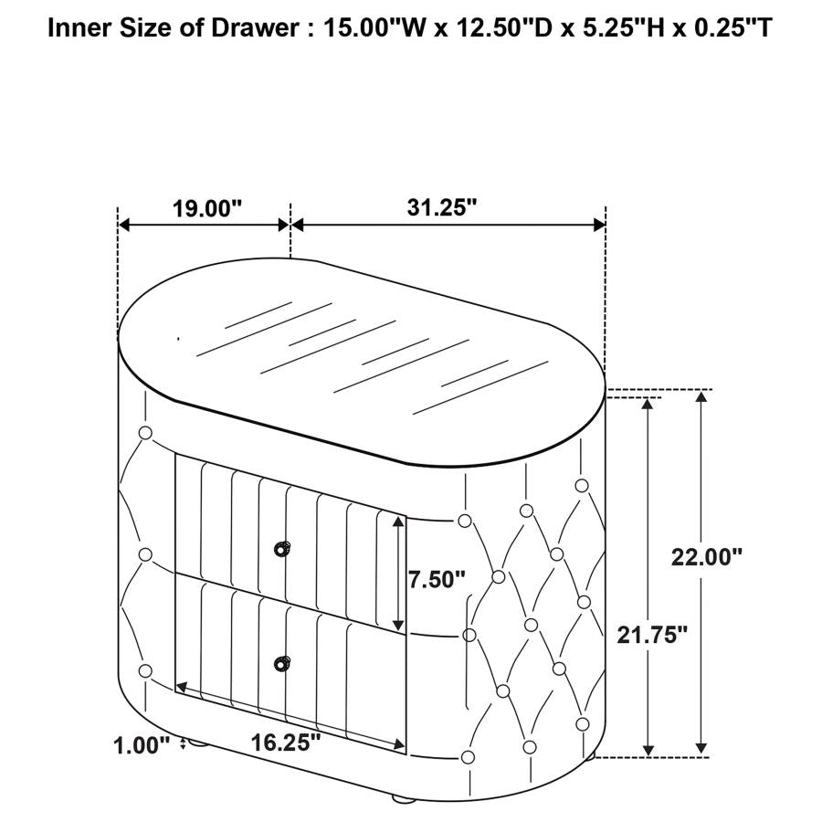 Sonya - Upholstered Bedroom Set