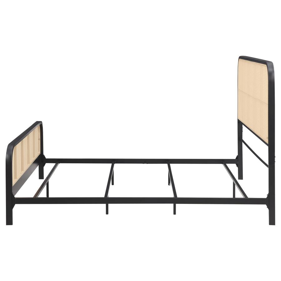 Lanewood - Open Cane Rattan Metal Bed
