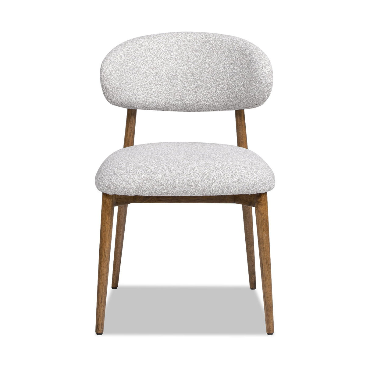 Locke - Modern Upholstered Dining Chair With Frame - Salt / Pepper by Jennifer Taylor Home | Bel Furniture