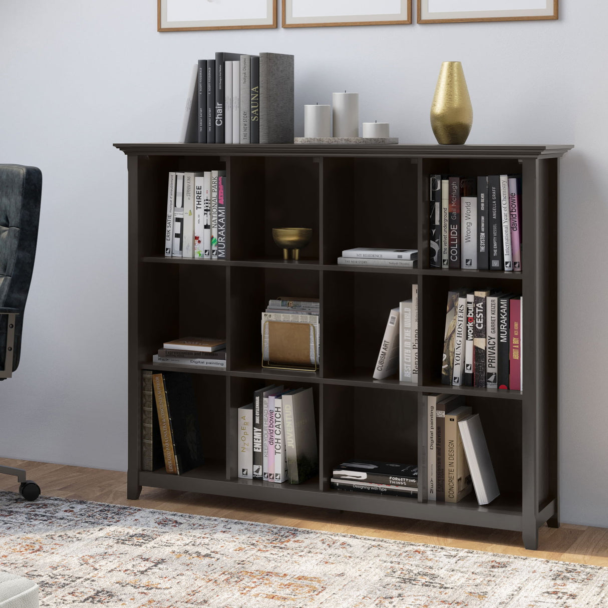 Amherst - Cube Storage Bookcase by Simpli-Home | Bel Furniture