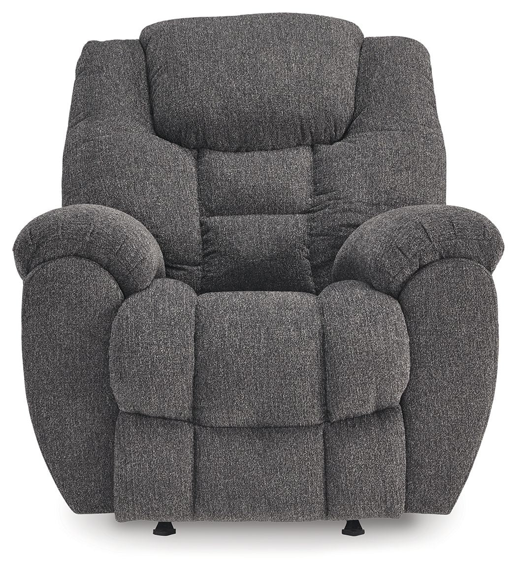 Foreside - Charcoal - Rocker Recliner by Signature Design by Ashley® | Bel Furniture