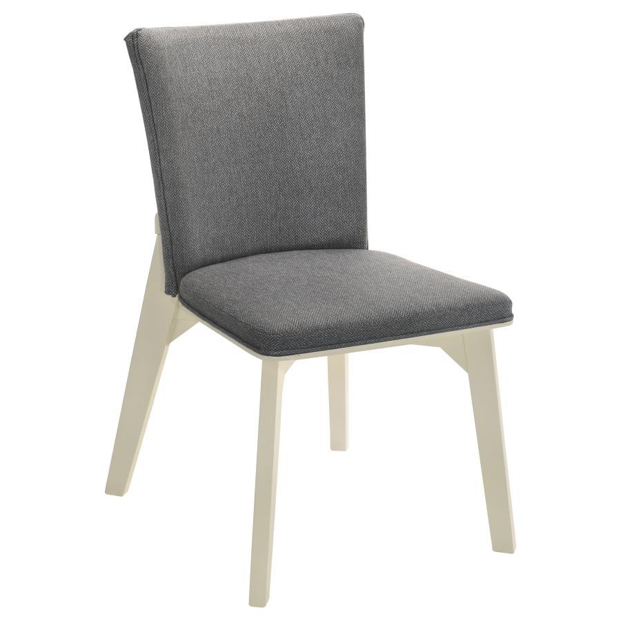 Biloxi - Upholstered Dining Side Chair (Set of 2) - Gray by Coaster Fine Furniture | Bel Furniture
