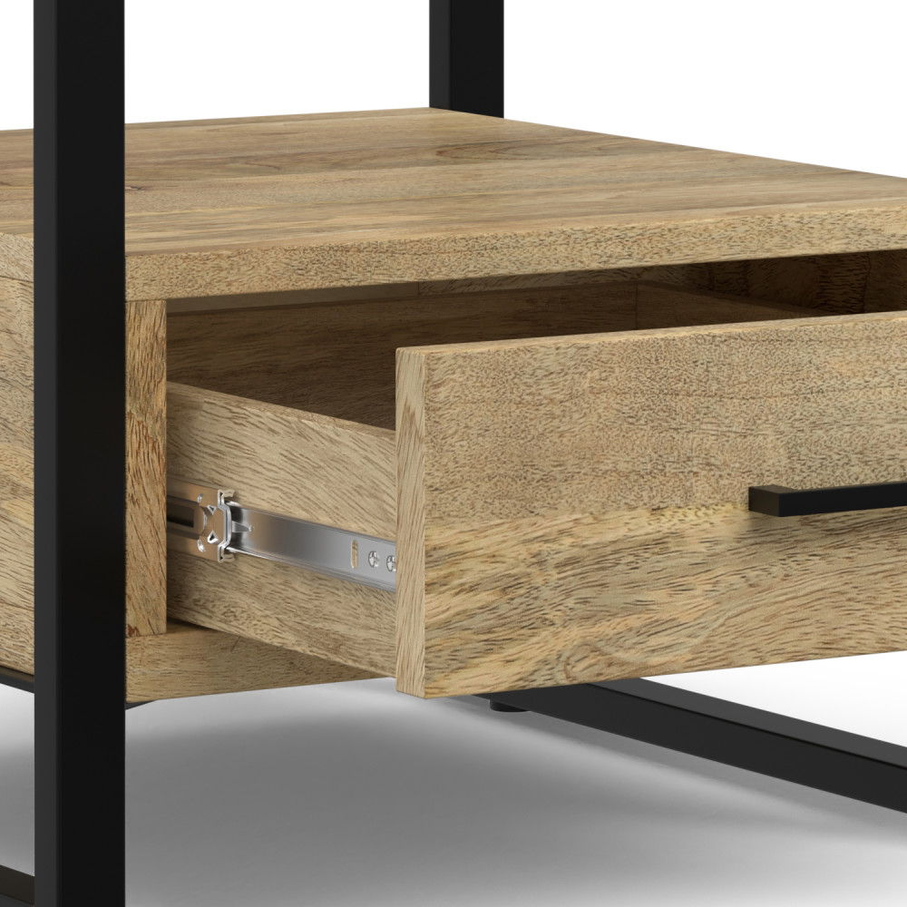 Riverside - Bedside Table - Natural by Simpli-Home | Bel Furniture