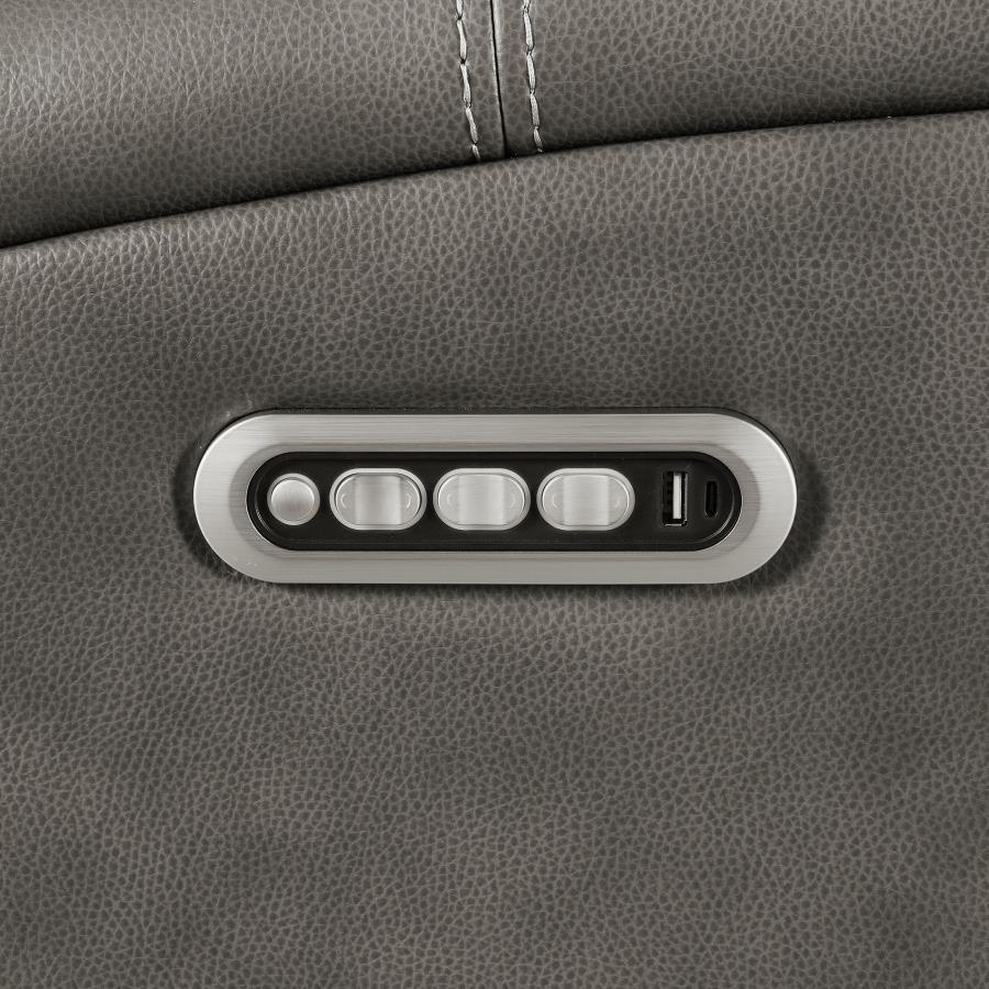 Brickston - Triple Power Reclining Loveseat