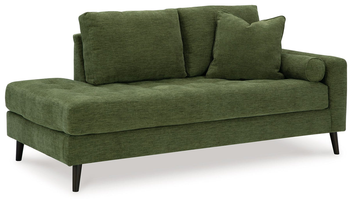 Bixler - RAF Corner Chaise Green by Signature Design by Ashley® | Bel Furniture