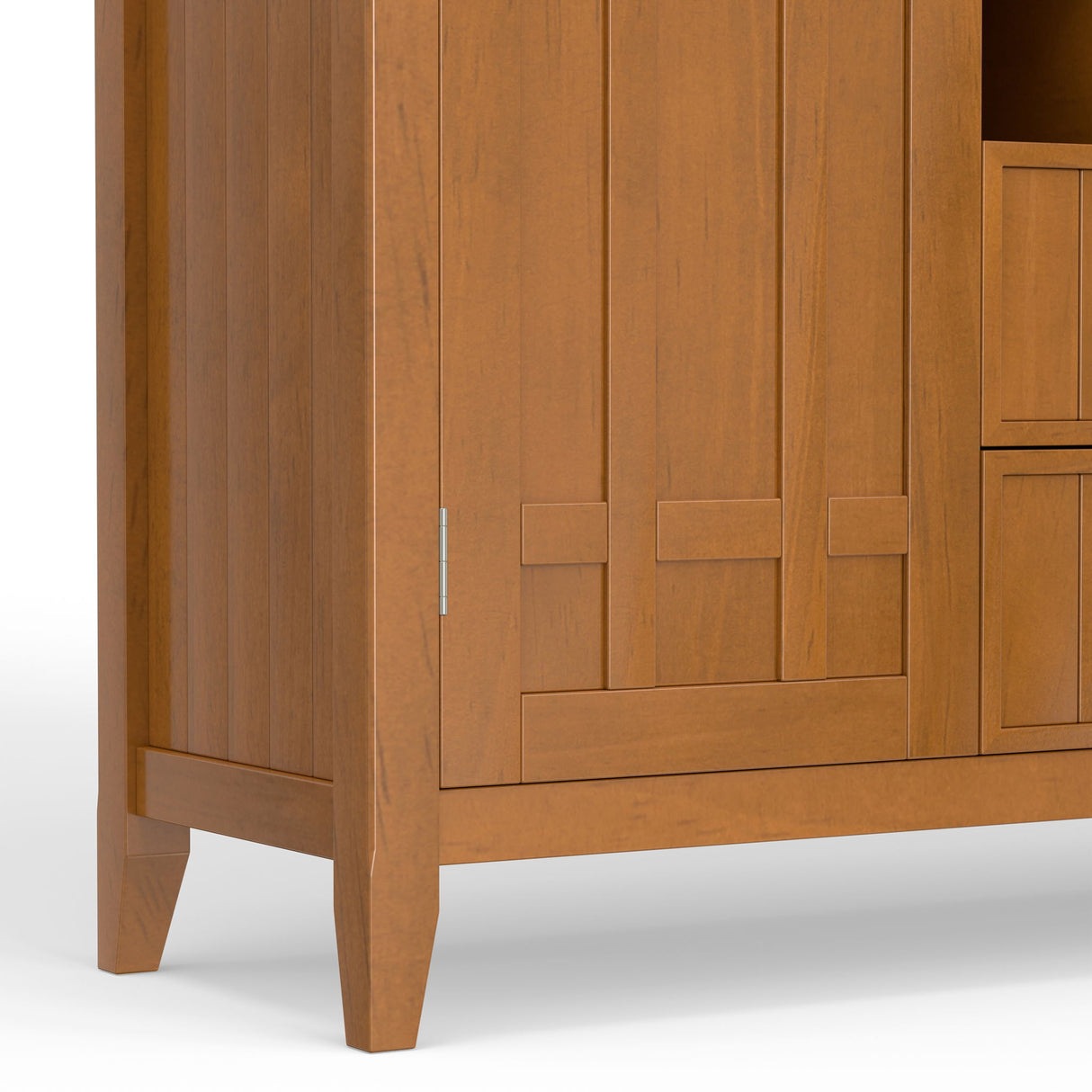 Bedford - Sideboard Buffet And Wine Rack by Simpli-Home | Bel Furniture