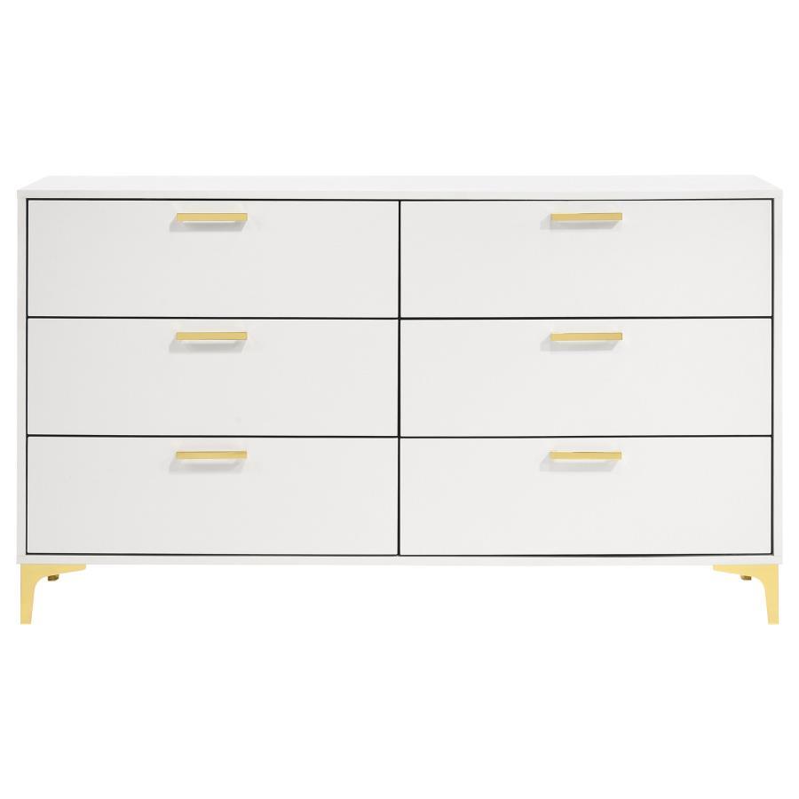 Kendall - 6-Drawer Dresser by CoasterEveryday | Bel Furniture
