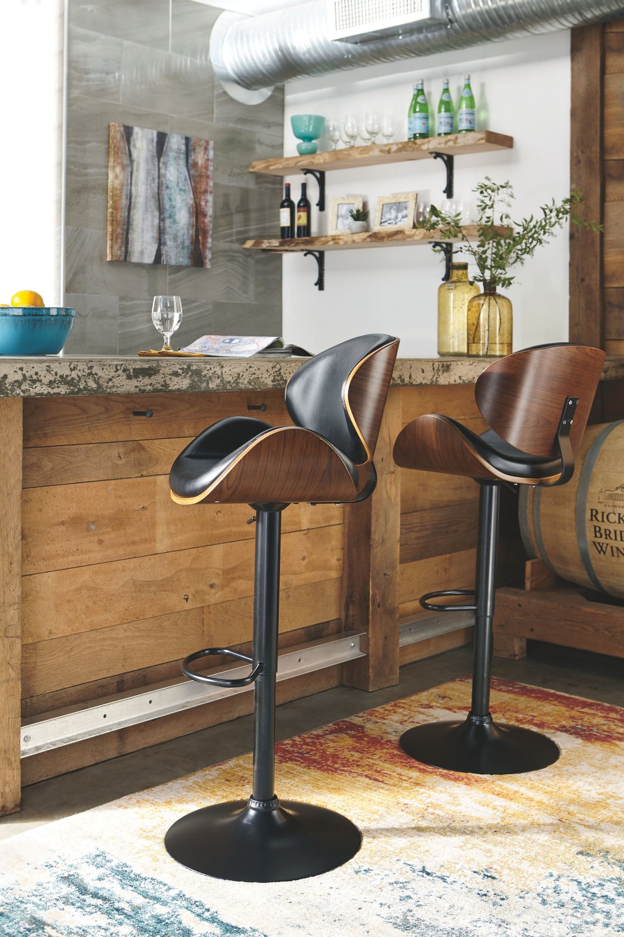 Bellatier - Adjustable Height Barstool by Signature Design by Ashley® | Bel Furniture