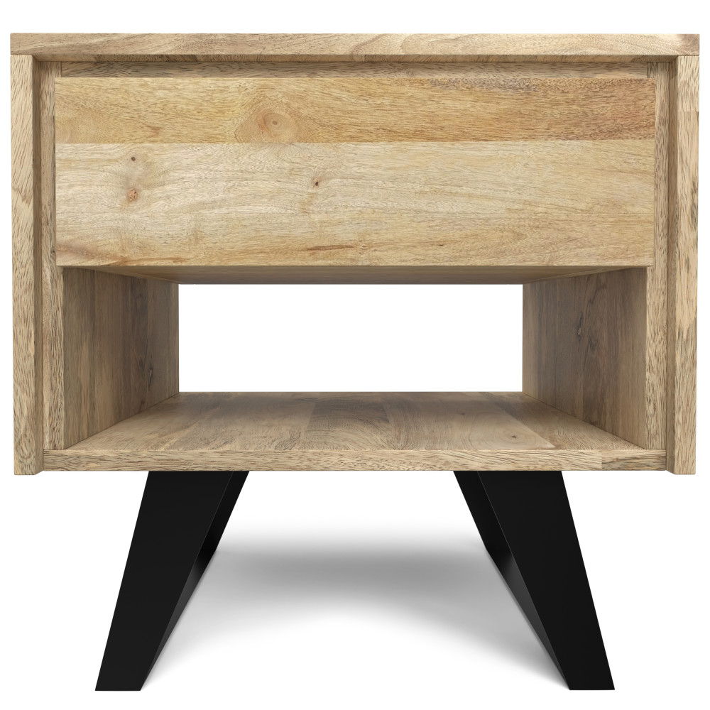 Lowry - Handcrafted End Table by Simpli-Home | Bel Furniture