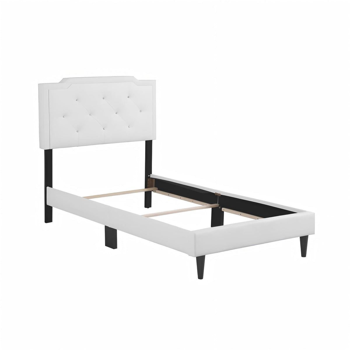Button Tufted Bed Charming For Cozy Spaces