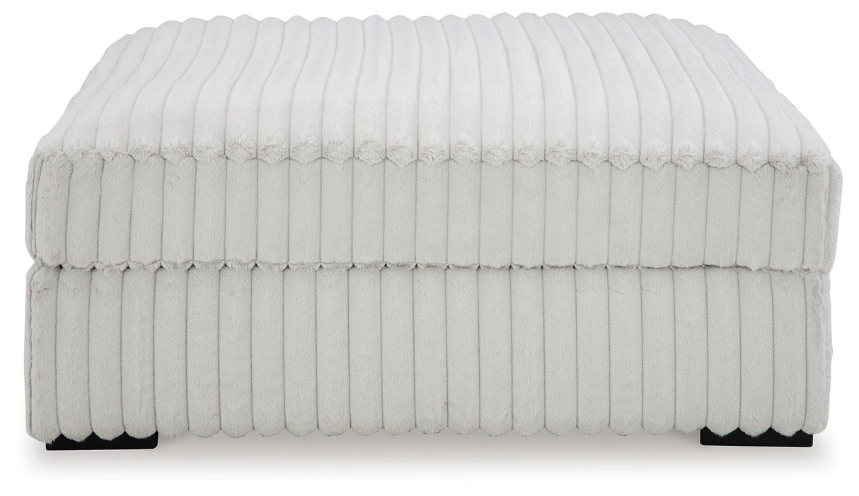 Stupendous - Alloy - Oversized Accent Ottoman by Signature Design by Ashley® | Bel Furniture