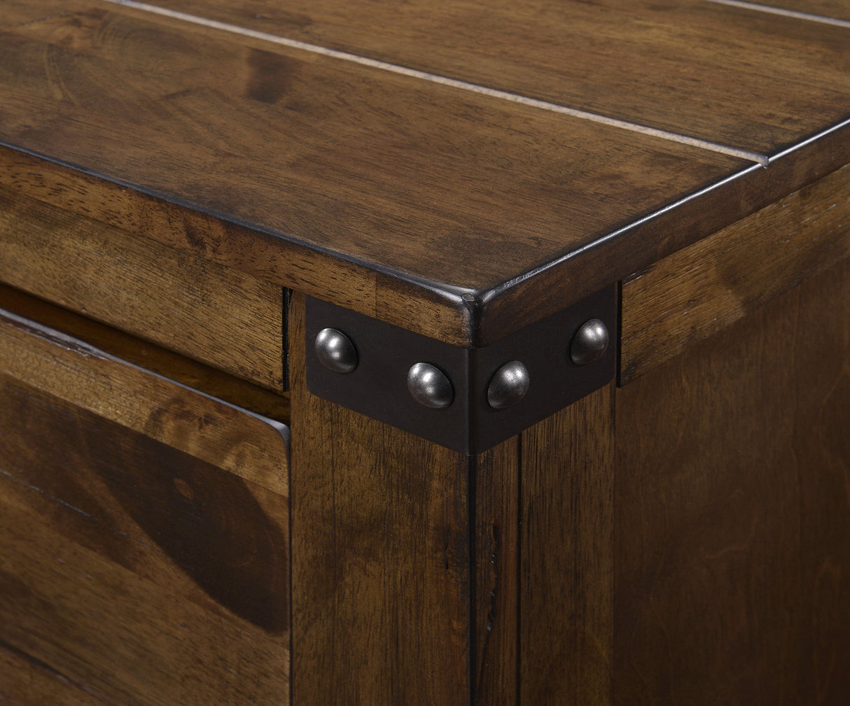 Curtis - Nightstand - Dark Oak by Crown Mark | Bel Furniture