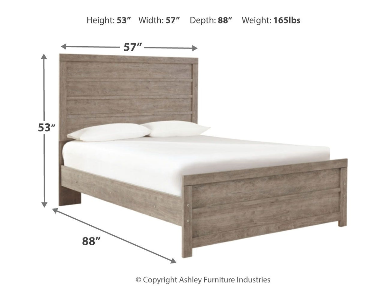 Culverbach - Full Panel Bed - Gray