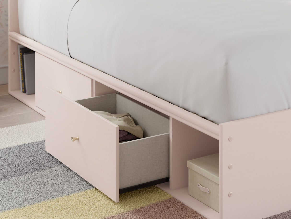 Wistenpine - Upholstered Panel Bed With Storage by Signature Design by Ashley® | Bel Furniture