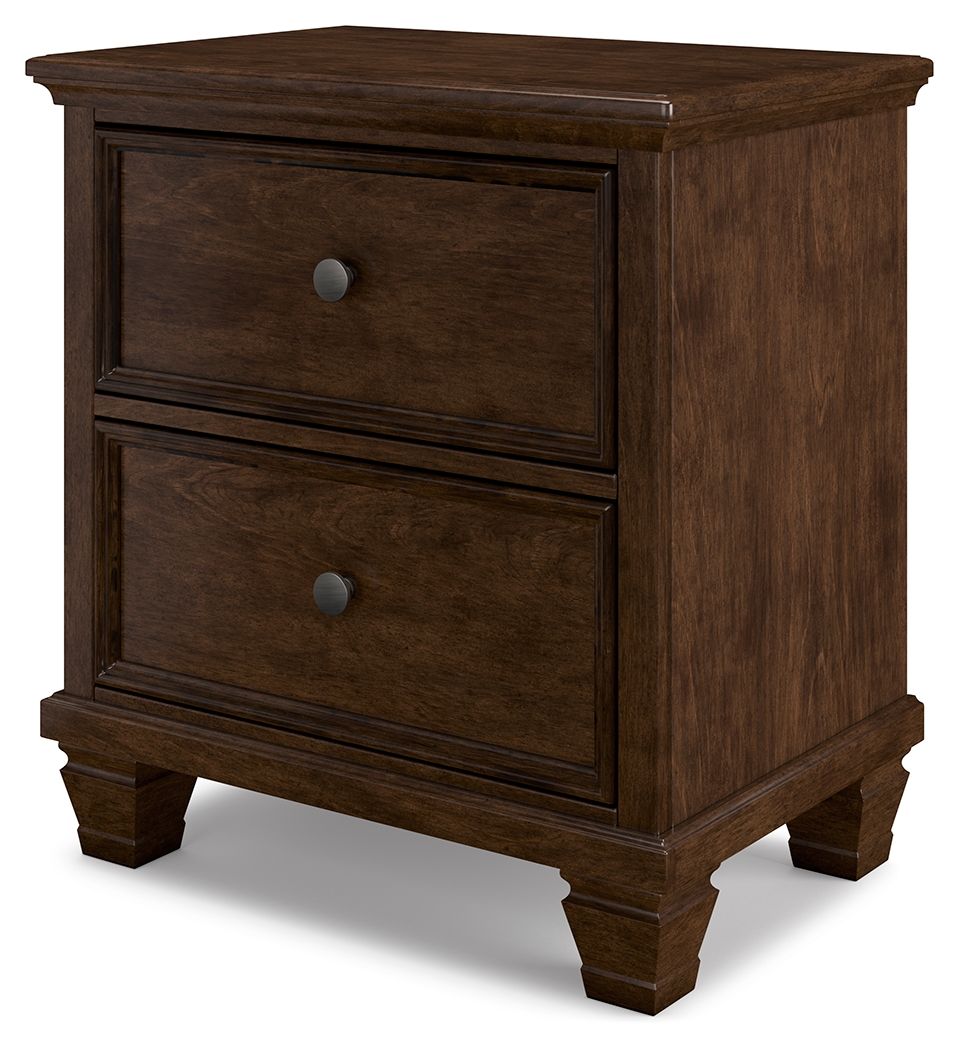 Danabrin - Brown - Two Drawer Nightstand by Signature Design by Ashley® | Bel Furniture
