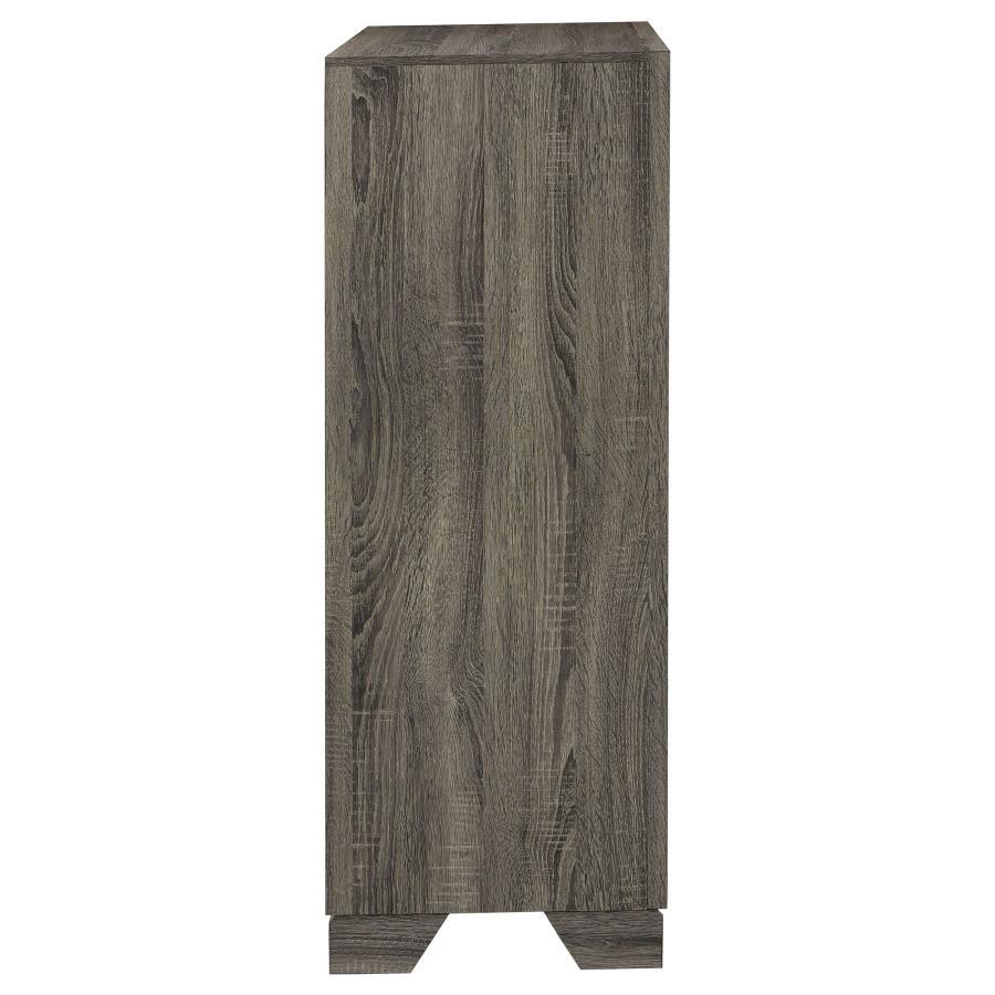 Wright - 4-Drawer Chest Of Drawers - Brown Oak by Coaster Fine Furniture | Bel Furniture