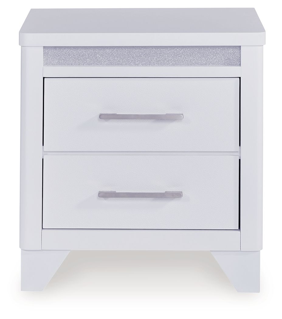 Jarlee - White - Two Drawer Night Stand by Signature Design by Ashley® | Bel Furniture