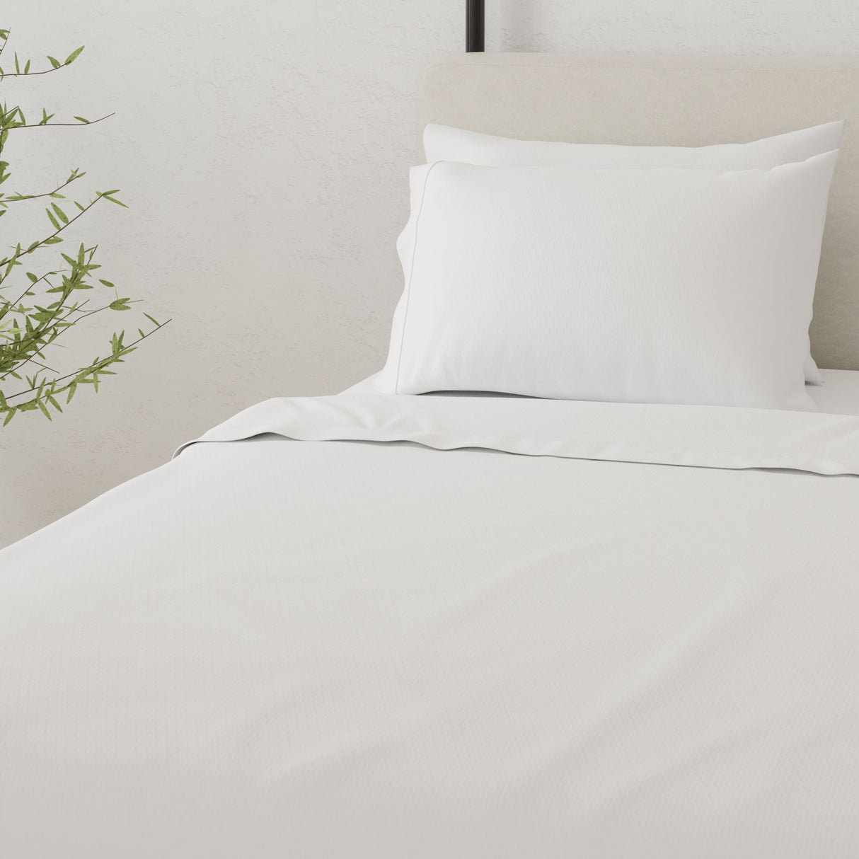 Brushed Microfiber Hypoallergenic Split Sheet Set by Omne Sleep | Bel Furniture