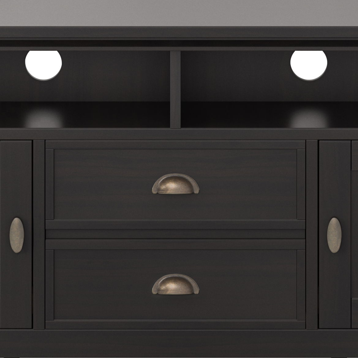 Redmond - TV Media Stand - Hickory Brown by Simpli-Home | Bel Furniture