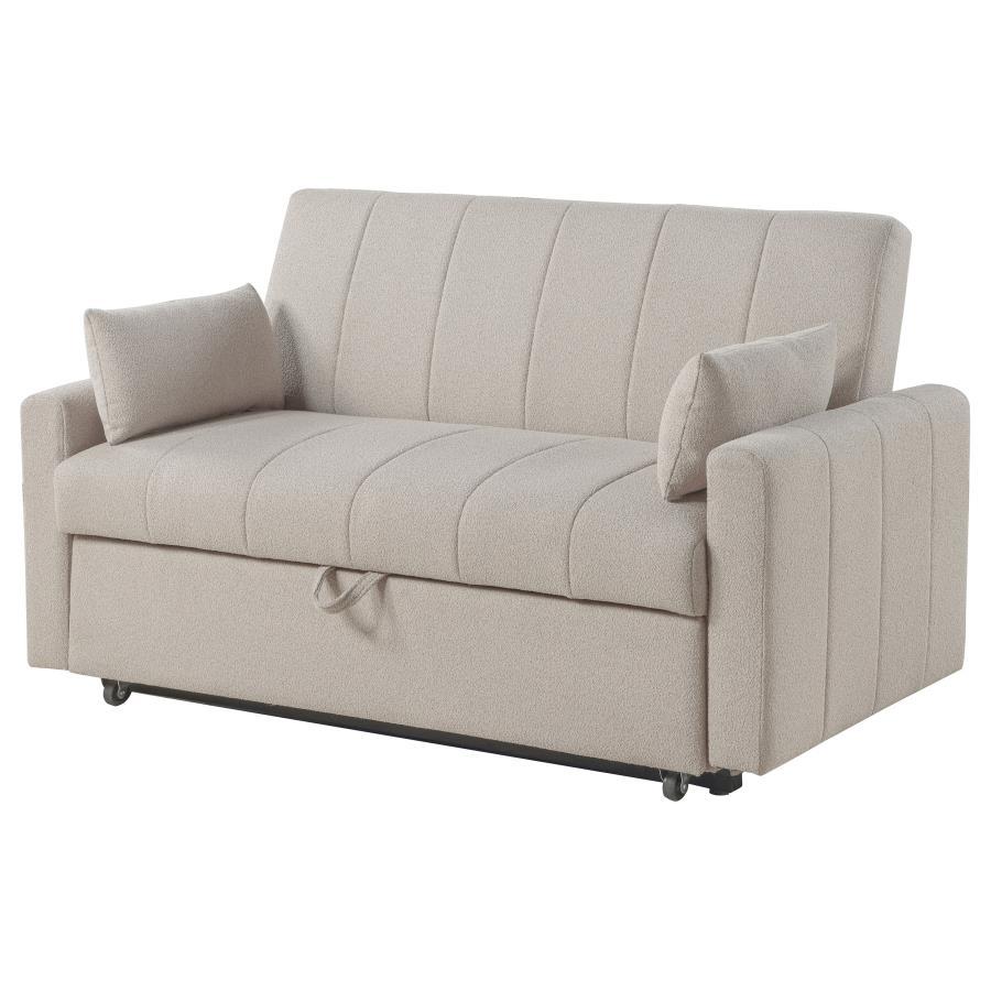 Portland - Boucle Upholstered Sleeper Sofa Bed by Coaster Fine Furniture | Bel Furniture