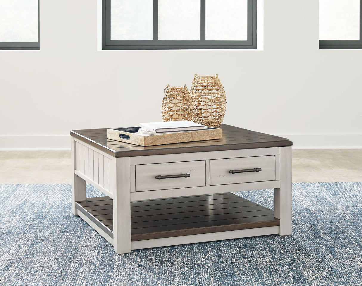 Darborn - Gray / Brown - Lift Top Cocktail Table by Signature Design by Ashley® | Bel Furniture