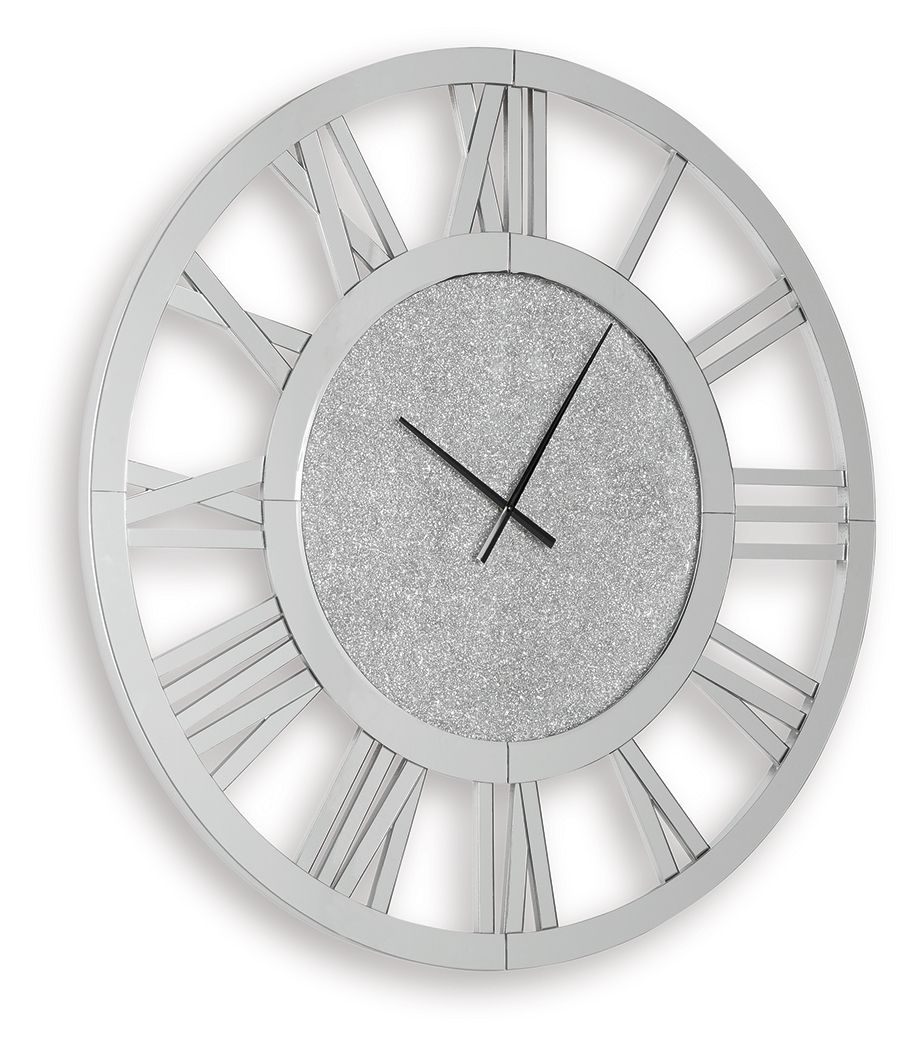 Reinport - Mirror - Wall Clock by Signature Design by Ashley® | Bel Furniture