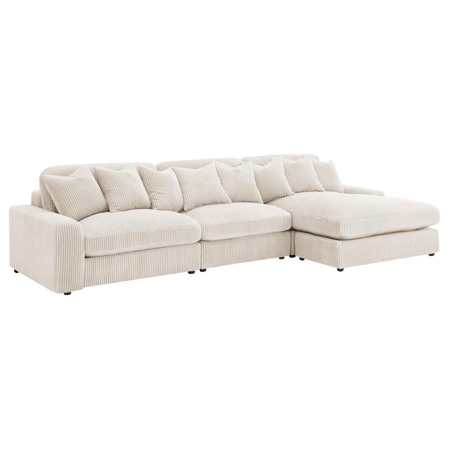 Blaine - Reversible Upholstered Chaise Sectional Sofa by Coaster Fine Furniture | Bel Furniture