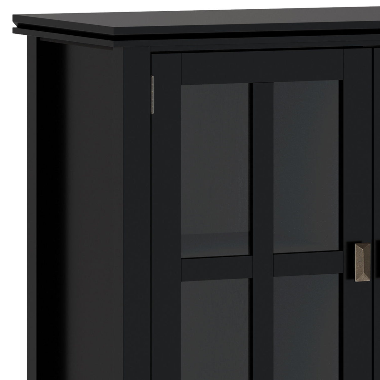 Artisan - Handcrafted Wide 4 Door Storage Cabinet by Simpli-Home | Bel Furniture