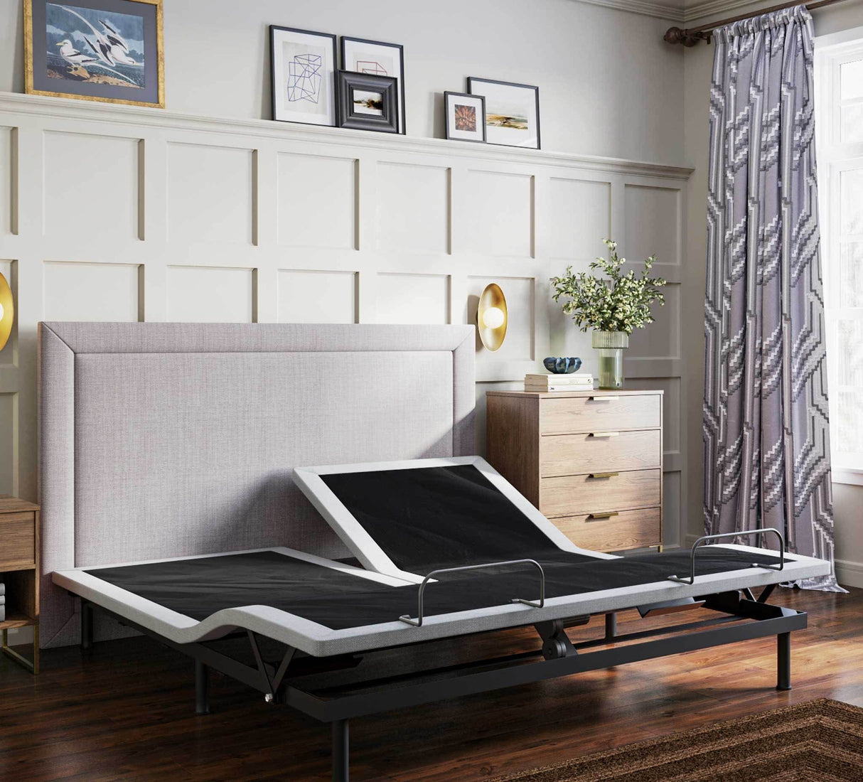 Btx4 - Flex Head Adjustable Bed Base With Head And Foot Position Adjustment