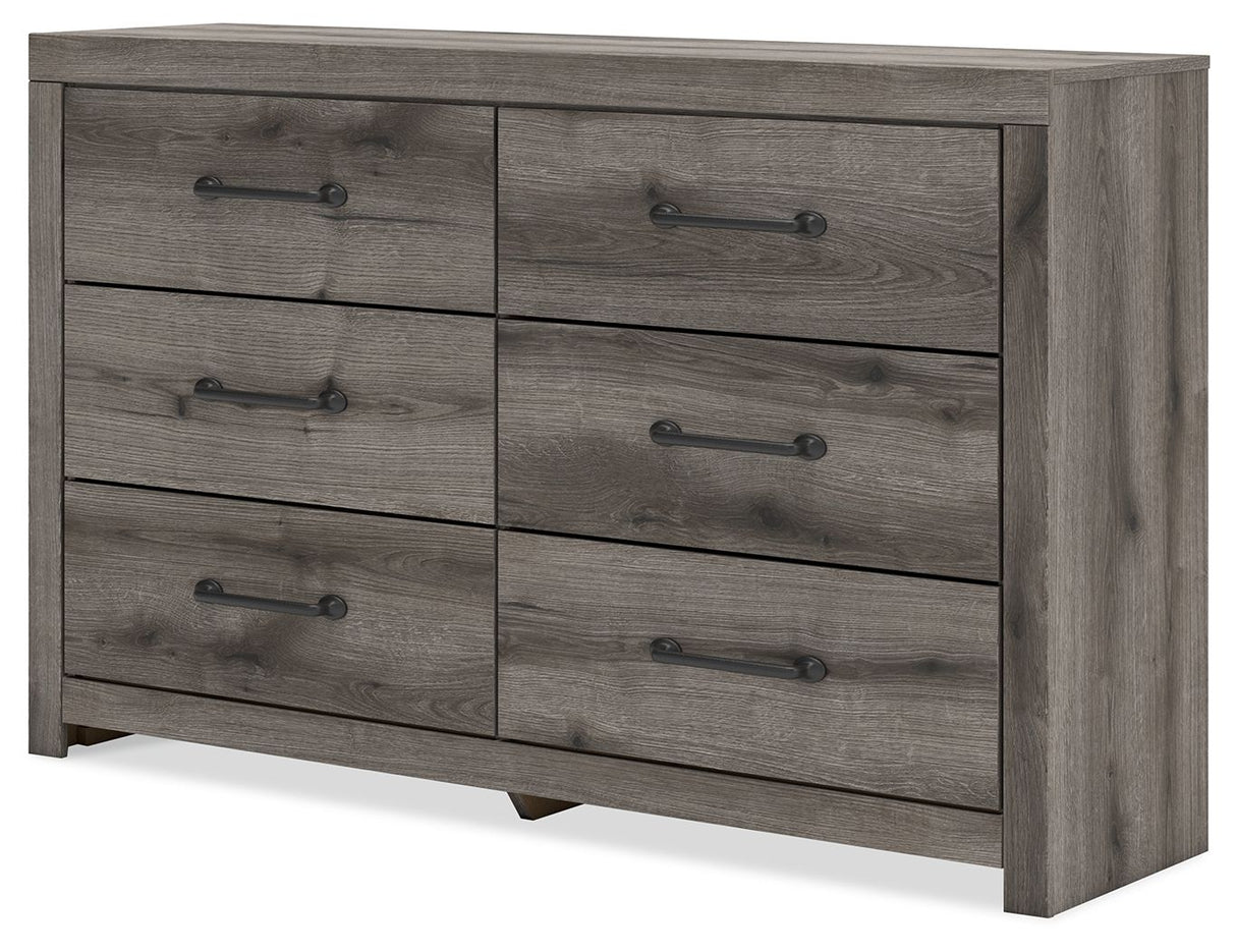 Graystorm - Brown Gray - Six Drawer Dresser by Signature Design by Ashley® | Bel Furniture