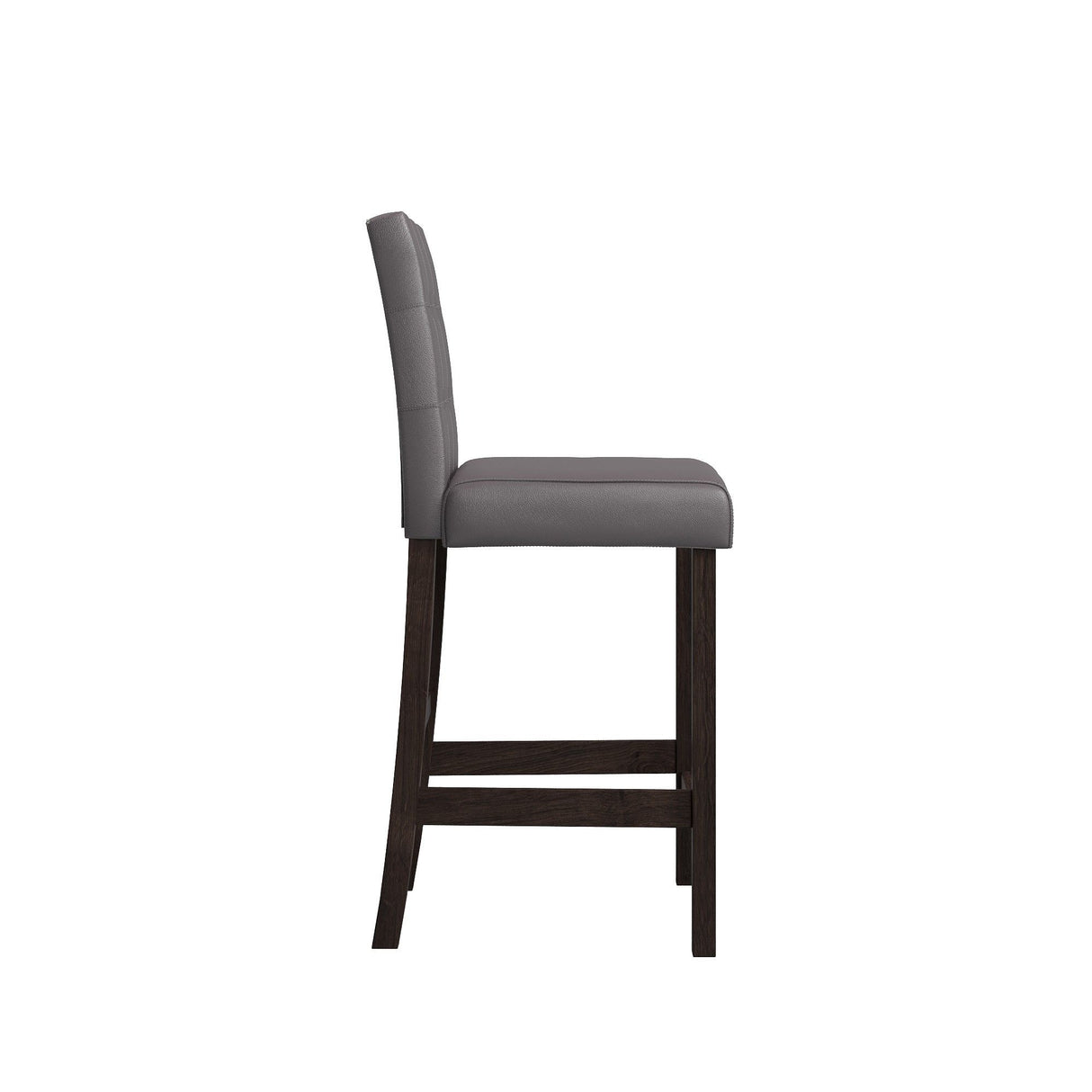 Leon - Bar Table And 4 Bar Stools - Espresso / White by Global Furniture USA | Bel Furniture