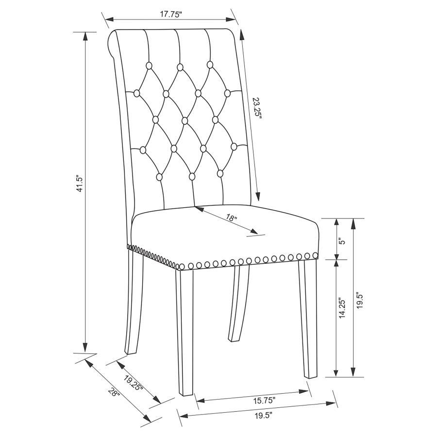 Sherry - Rectangular Marble Top Dining Table Set by CoasterElevations | Bel Furniture