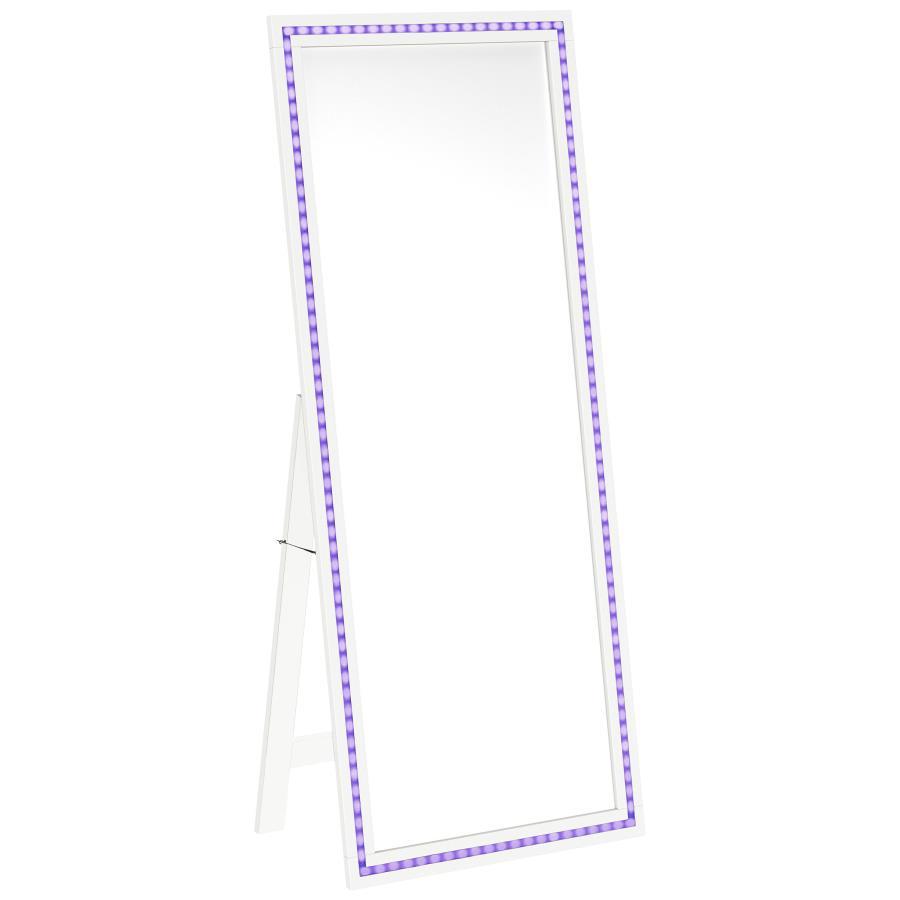 Windrose - Tempered LED Standing Mirror by Coaster Fine Furniture | Bel Furniture