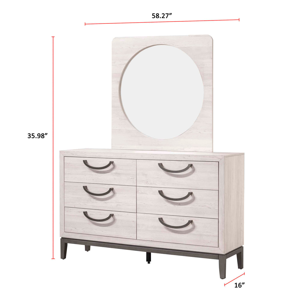 Veda - Dresser by Crown Mark | Bel Furniture
