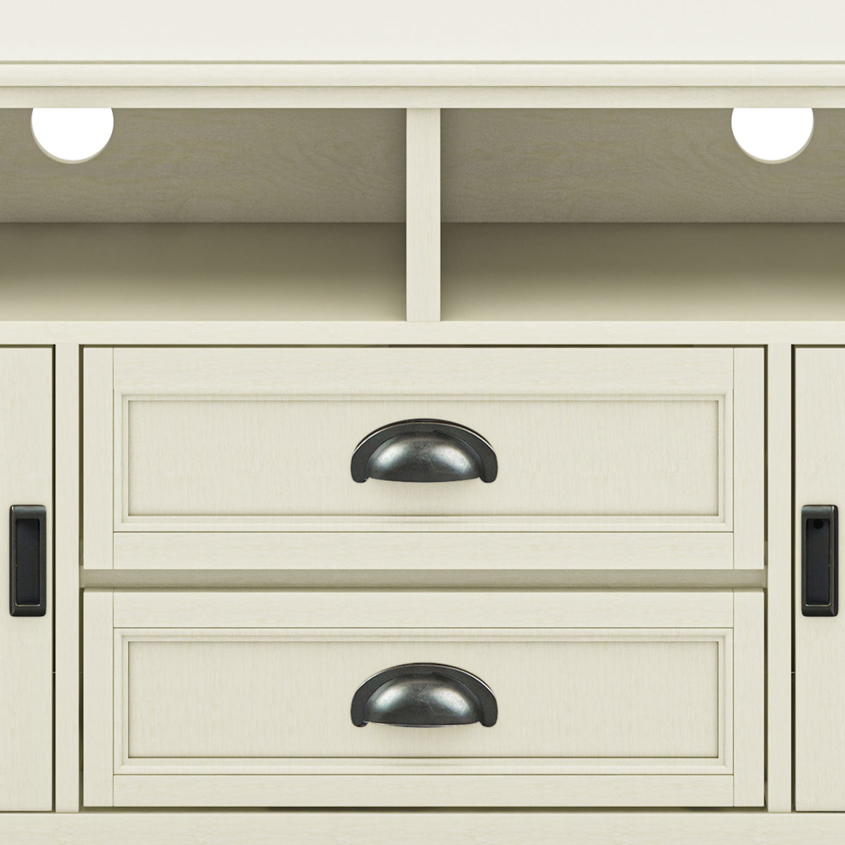 Burlington - TV Media Stand by Simpli-Home | Bel Furniture