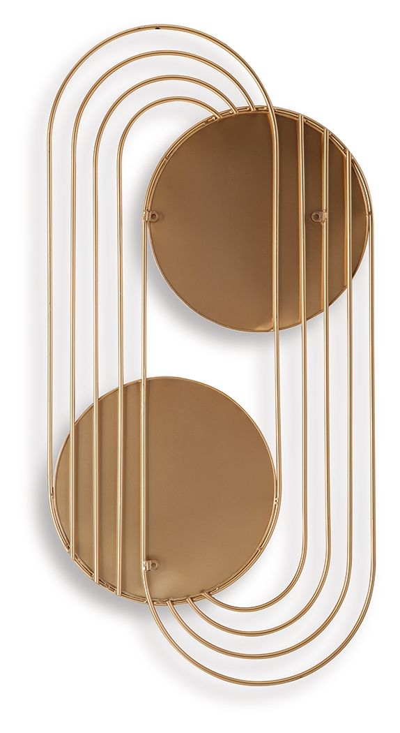 Warrenley - Gold Finish - Accent Mirror by Signature Design by Ashley® | Bel Furniture