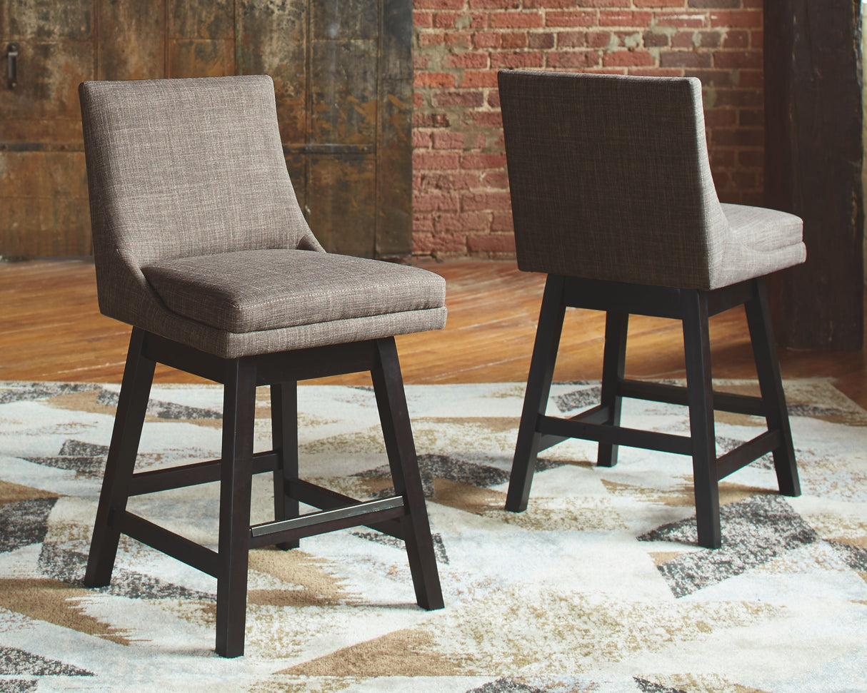 Tallenger - Swivel Barstool (Set of 2) by Signature Design by Ashley® | Bel Furniture