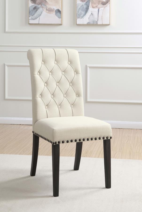 Alana - Upholstered Dining Side Chair (Set of 2) by CoasterElevations | Bel Furniture