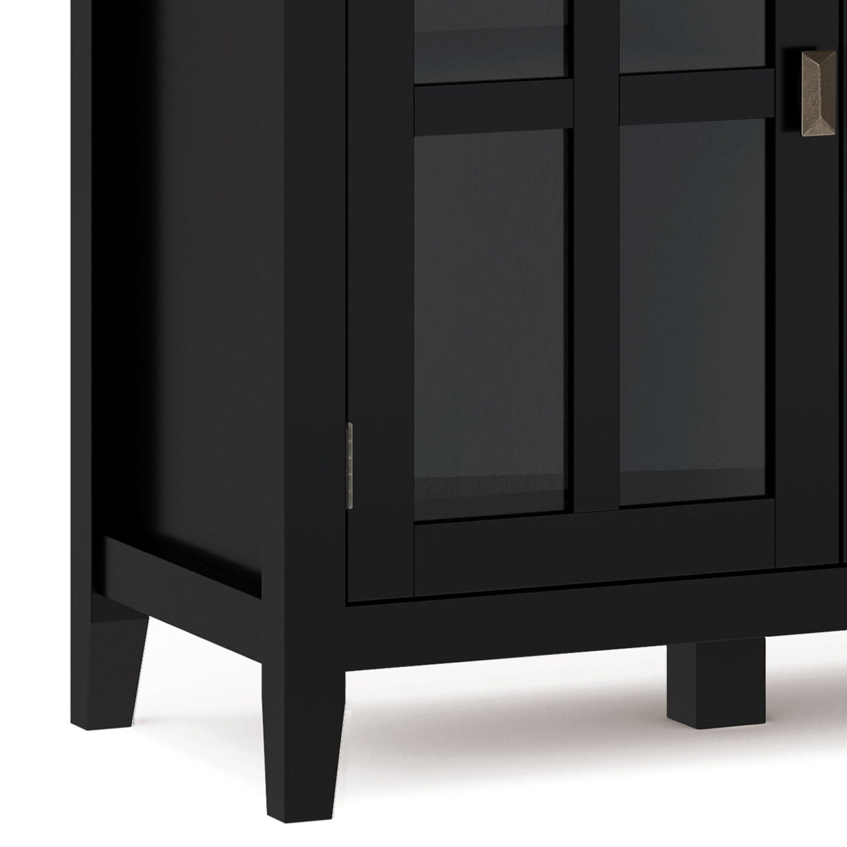 Artisan - Handcrafted Wide 4 Door Storage Cabinet by Simpli-Home | Bel Furniture