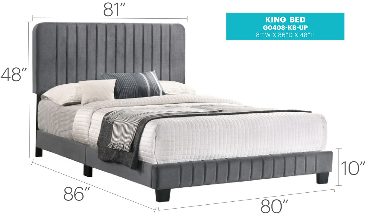Channel Tufted Bed - view 21