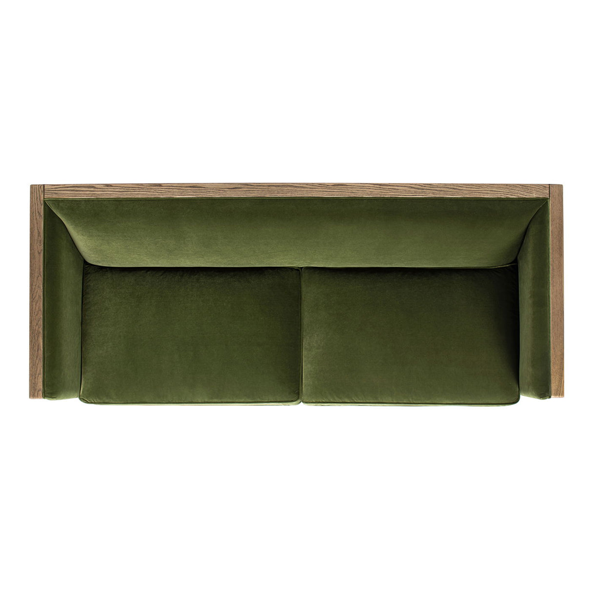 Georgia - Cane Tuxedo Sofa - Olive Green by Jennifer Taylor Home | Bel Furniture