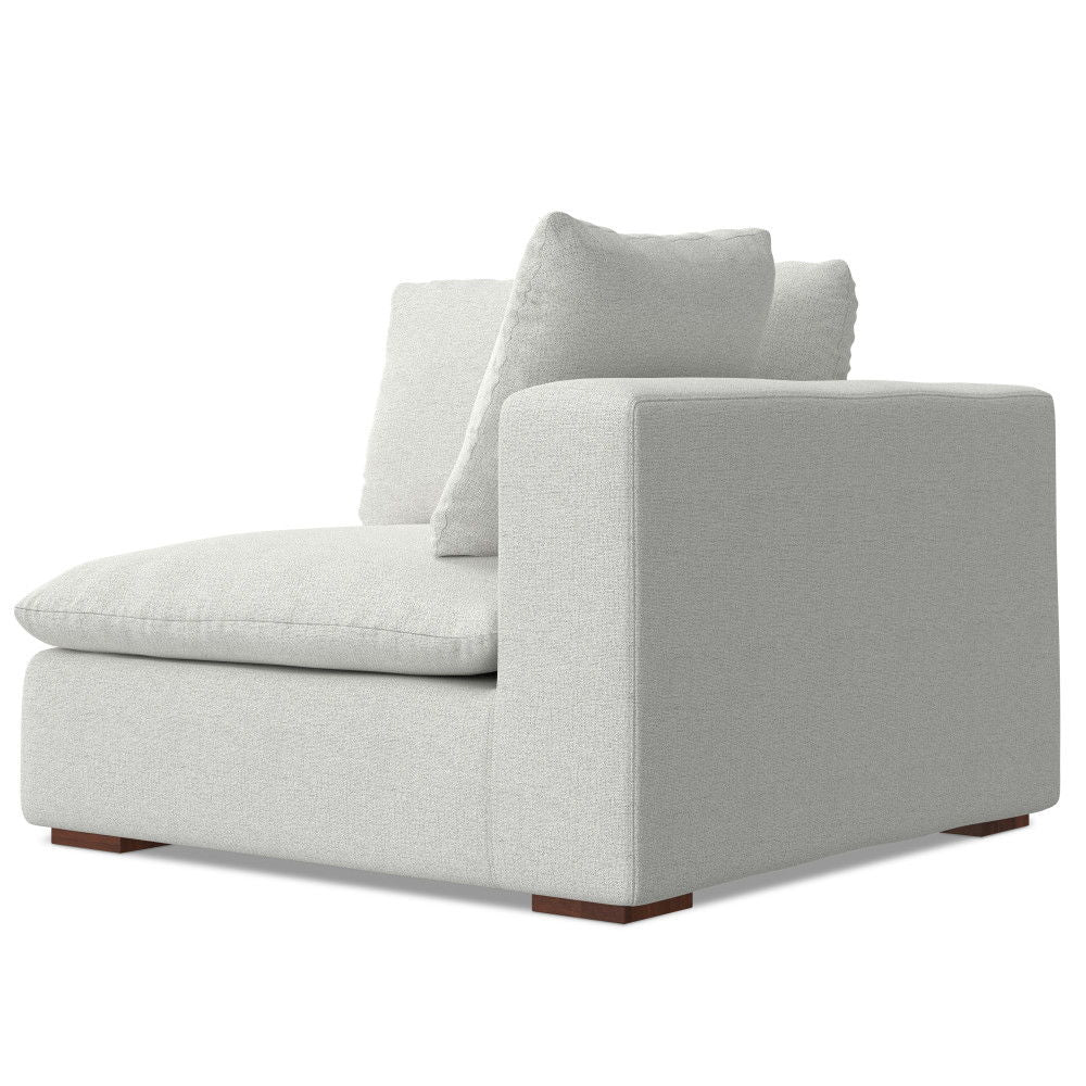 Jasmine - Right Arm Sofa Module - Gray by Simpli-Home | Bel Furniture