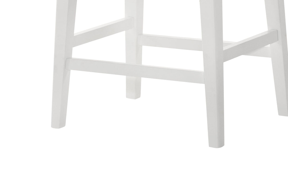 Sasha - 17" Counter Height Stool With Upholstered Seat by Lilola Home | Bel Furniture