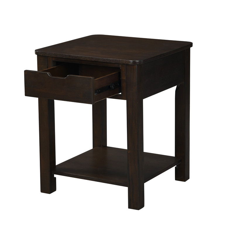 Flora - End Table With Drawer by Lilola Home | Bel Furniture